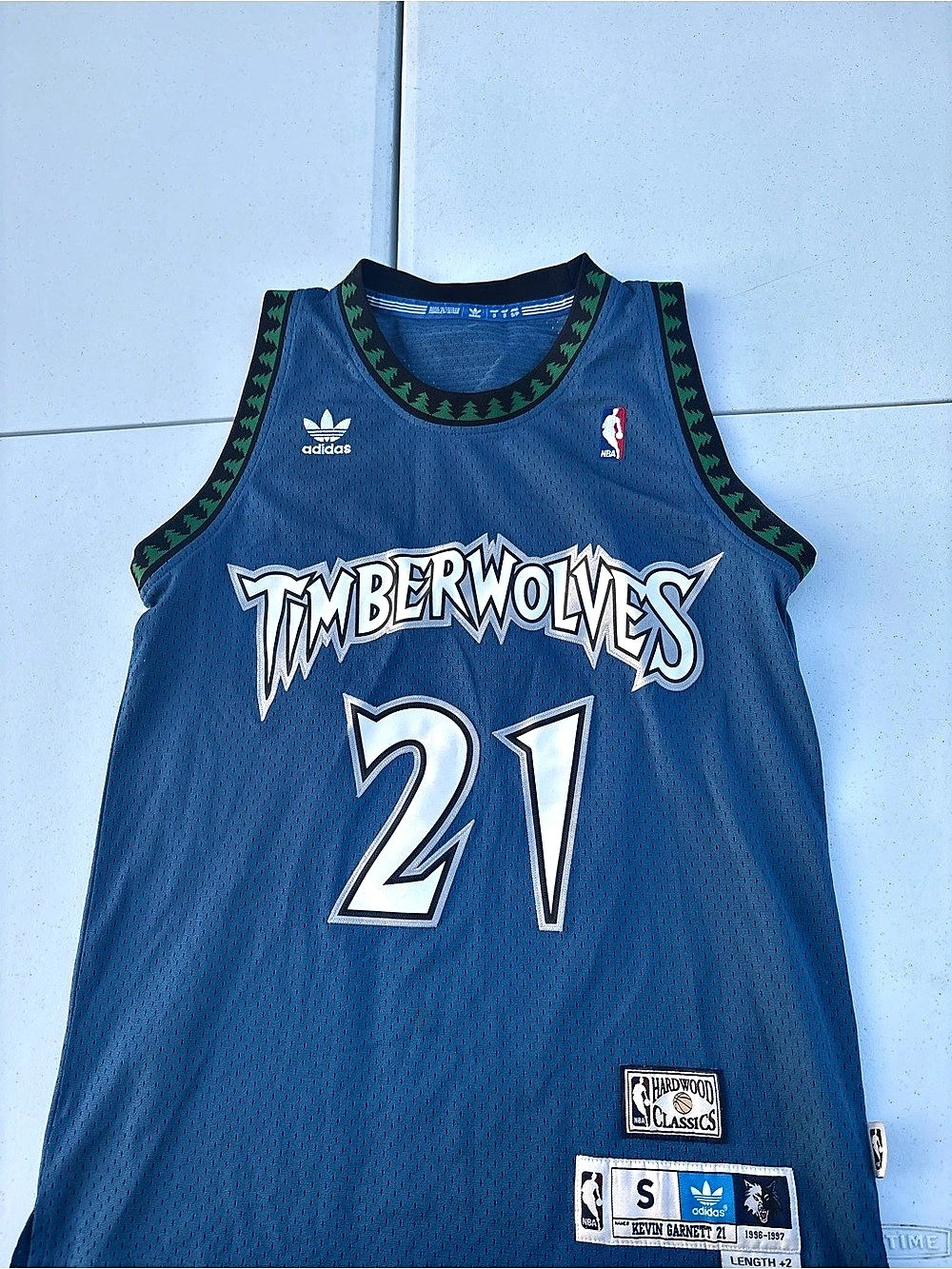 adidas Minnesota Timberwolves Kevin Garnett Hardwood Classics Swingman Jersey